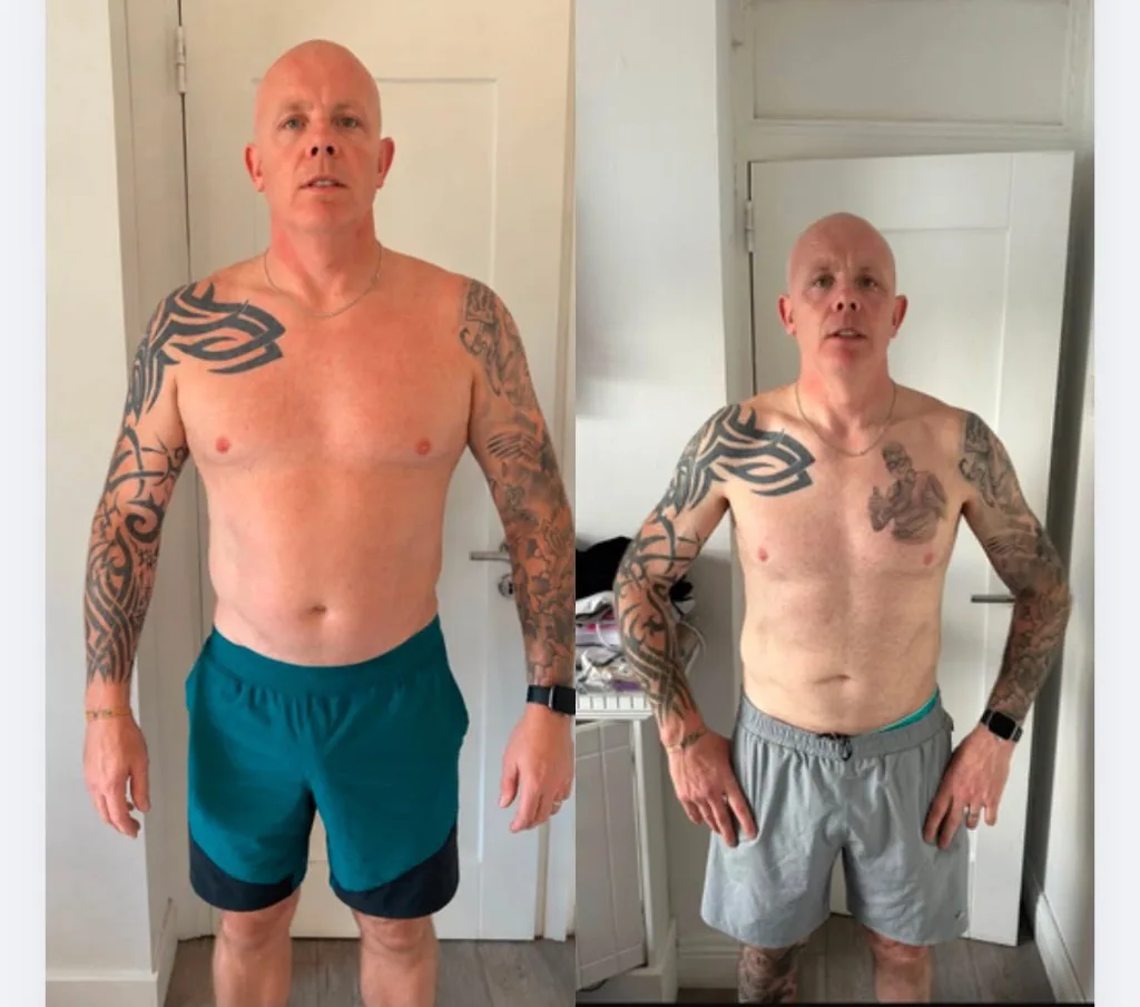 Real client lifestyle transformation